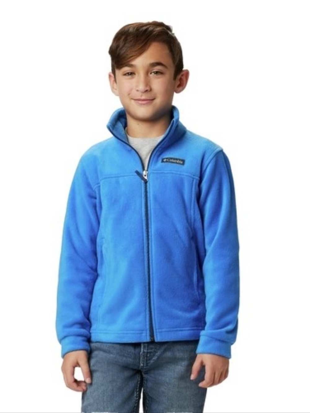 Columbia Steens Youth Mountain Fleece Jacket, Color Bright Indigo Size M